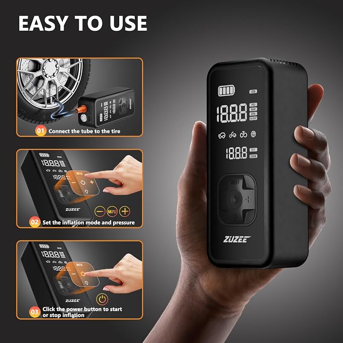 Tire Inflator Portable Air Compressor - Image 8
