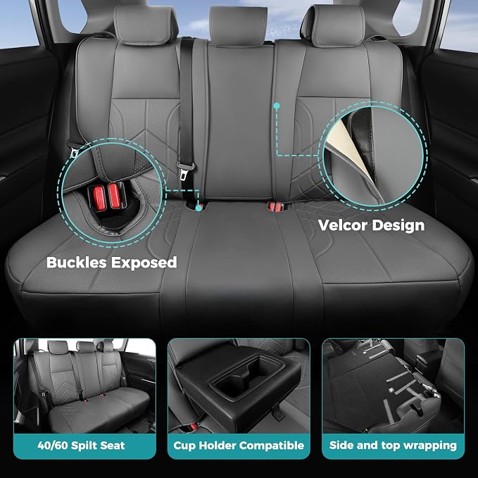 for Toyota RAV4 Seat Covers 2019 2020 2021 2022 2023 2024 2025 RAV 4 Prime & - Image 4