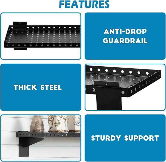 Slatwall Shelves 24 Inch, Slatwall Accessories - Image 4