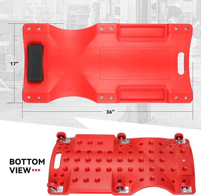 Auto Dynasty 36 Inches Mechanic Creeper, Automotive Garage Repair Low Profile - Image 7