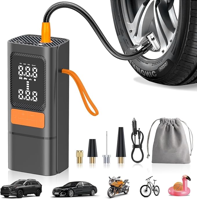 Tire Inflator, 150PSI Portable Air Compressor by Sinjet