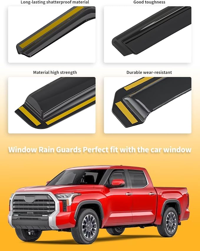 in-Channel Window Rain Guards Fit - Image 8
