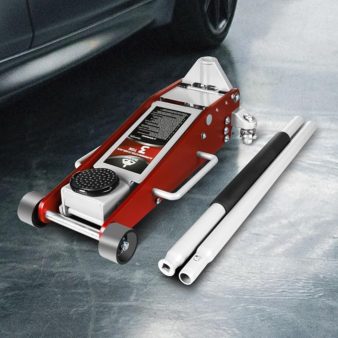 3 Ton Low Profile, Aluminum and Steel Racing Floor Jack - Image 5