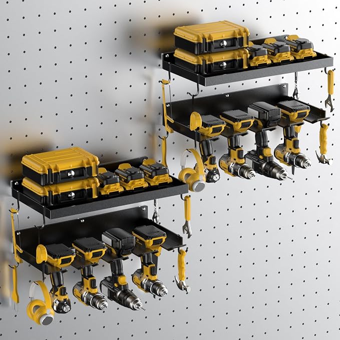 Power Tool Organizer Wall Mount by QualityHomeLife