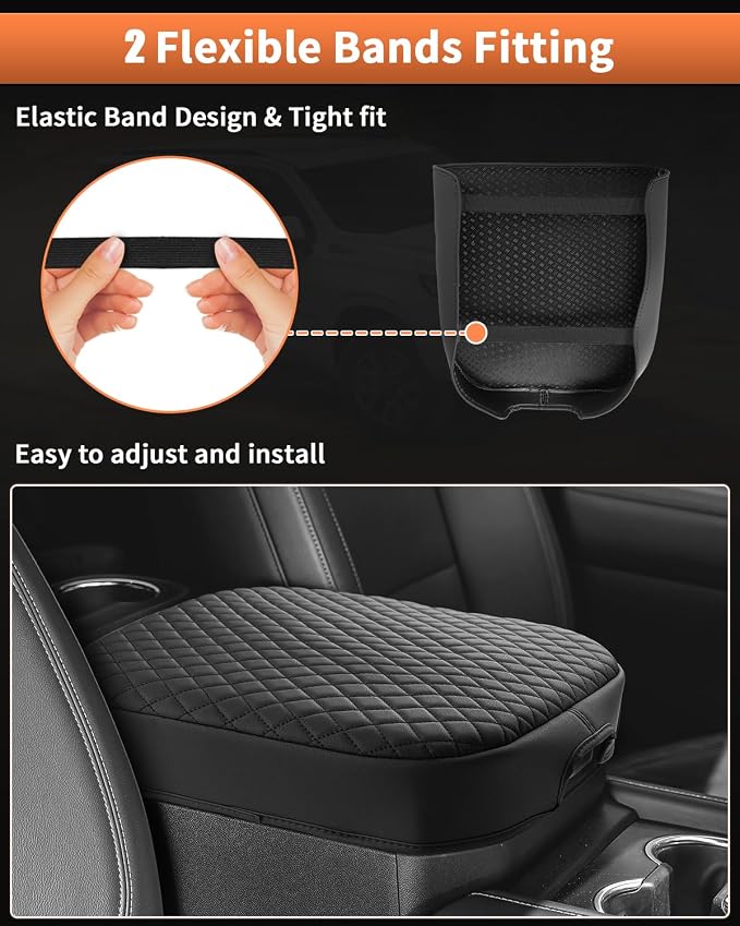 Shademax Center Console Cover for Chevy Chevrolet Tahoe, Yukon 2021-2025 2026 - Image 7