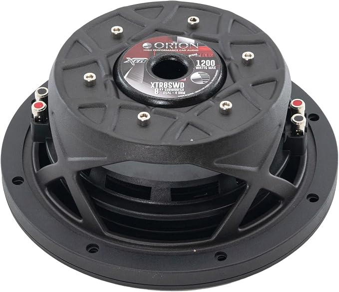 Orion XTR Series XTR8SWD2 Free Air Slim Shallow Mount 8” Car Subwoofer - Image 4