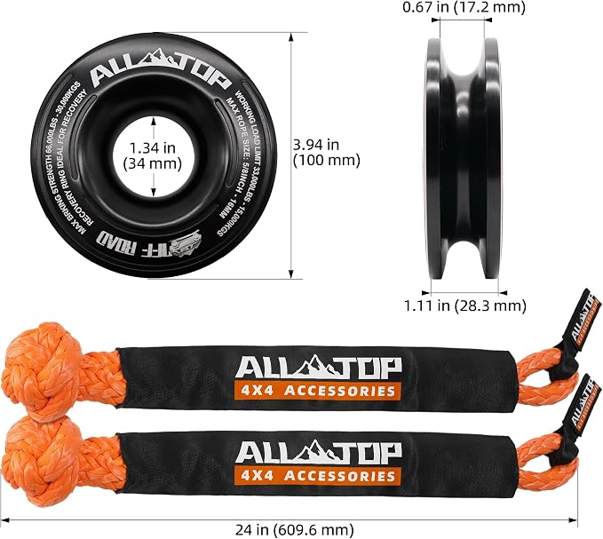 ALL-TOP Synthetic Soft Shackle & Recovery Ring Kit - Image 3