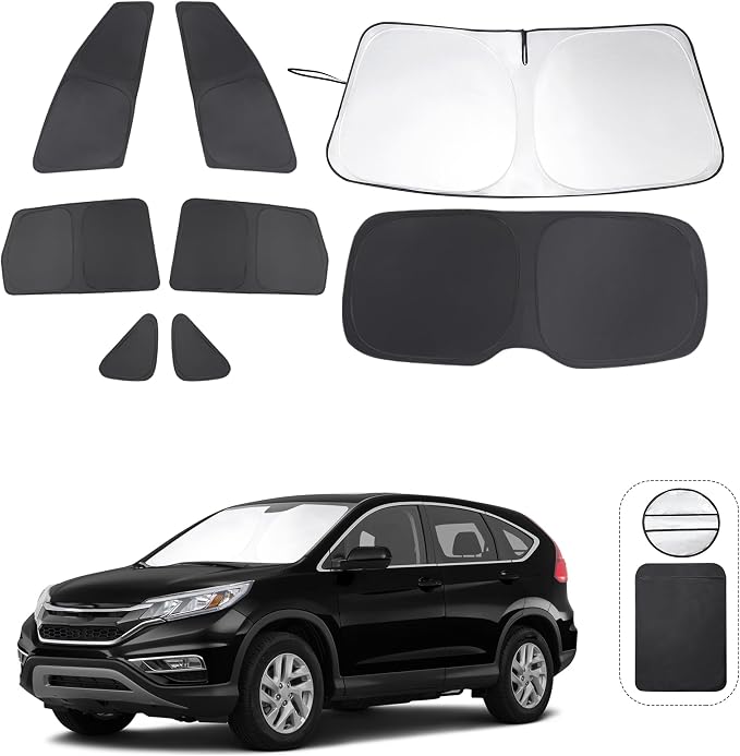TINGLU Window Shades for Honda CR-V 2012 2013 2014 2015 2016 Accessories Car by TINGLU