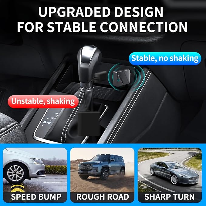Wireless CarPlay Adapter, Convert Wired to Wireless CarPlay Adapter, Plug&Play - Image 7