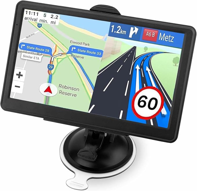 GPS Navigator for Car Truck RV, 7-inch High-Definition Touch Screen，2025 Maps by UNSXHIT