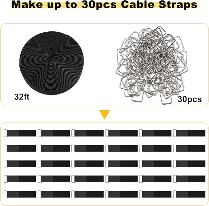 1.5"x32ft Hook and Loop Straps - Image 5