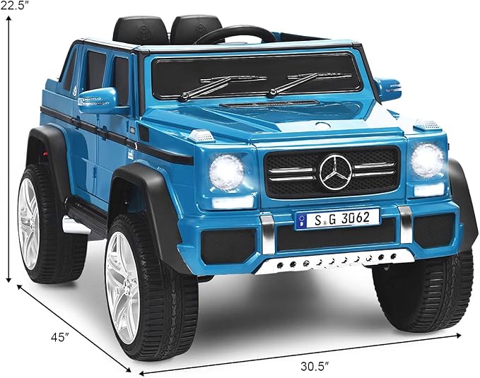 HONEY JOY Ride On Truck, Licensed Mercedes-Benz Maybach G650 Battery Powered - Image 9