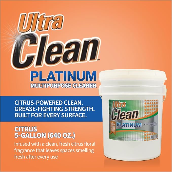 Ultra Clean Platinum Multipurpose Cleaner, Non-Abrasive and Bleach-Free - Image 2