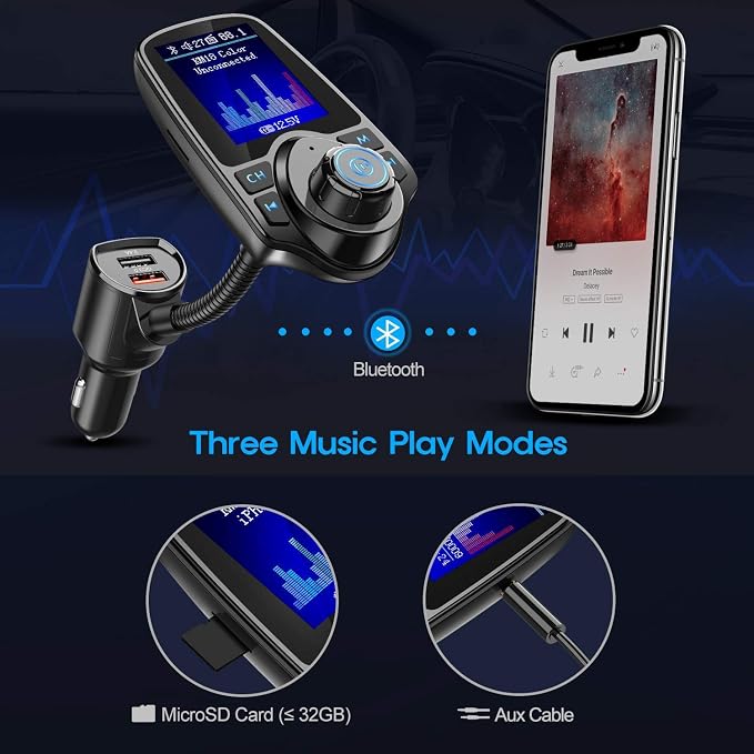 Nulaxy Bluetooth FM Transmitter - Image 5
