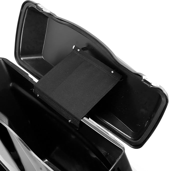XFMT Motorcycle Stretched Saddlebags 5" Extended Hard Saddle Bags - Image 5