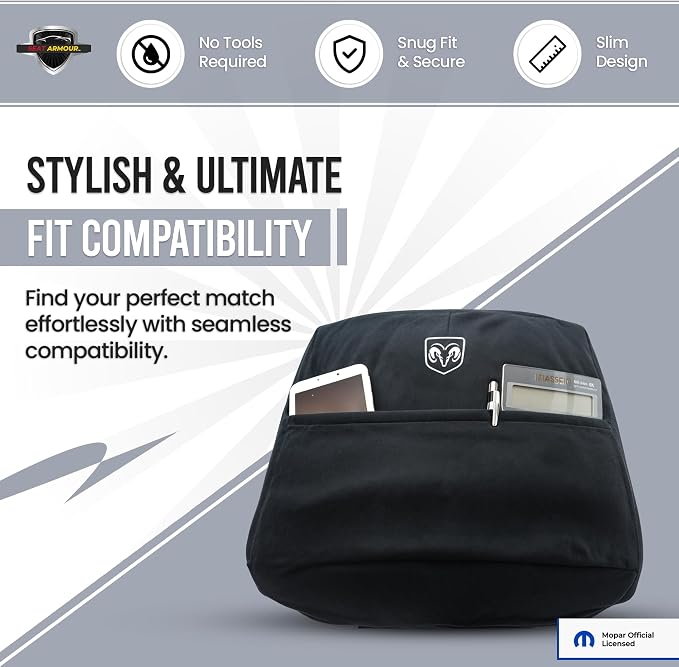 Premium Console Armrest Cover for Ram – Soft, Machine Washable Console Lid - Image 5