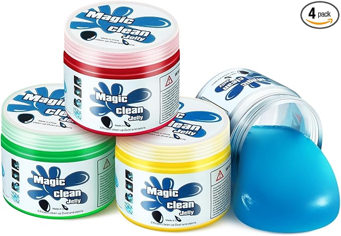 DNA MOTORING 4 Pack Car Cleaning Gels Auto Detailing Tools Cleaning Putty Car by DNAMOTORING-Tools