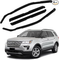 in Channel Rain Guards Fit for Ford Explorer 2011 2012 2013 2014 2015 2016 2017 by CHYKORLA