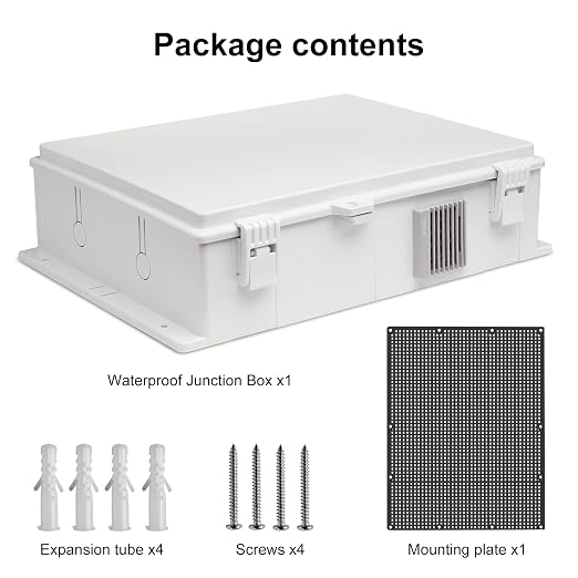 Outdoor Electrical Junction Box, ABS Water Resistant Enclosure - Image 7