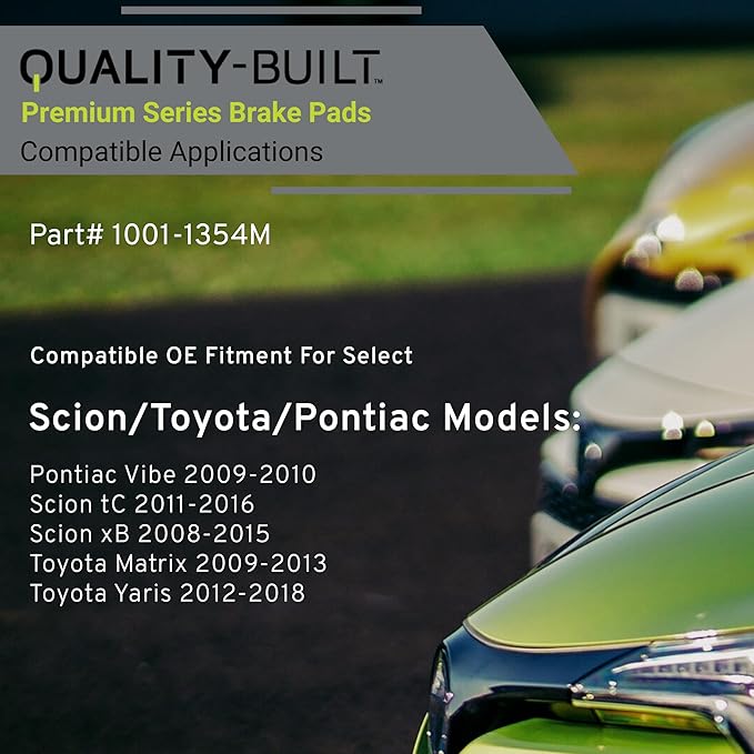 Premium Semi-Metallic Front Brake Pads Compatible - Image 3