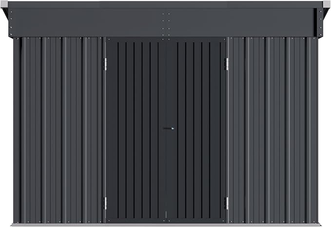 VEIKOU Metal Storage Shed, 6x10FT Outdoor Storage Shed - Image 2