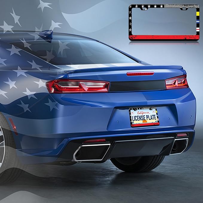 American Flag License Plate Frames - Image 6