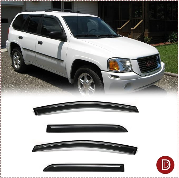Side Rain Guards, Window Visors fit - Image 2