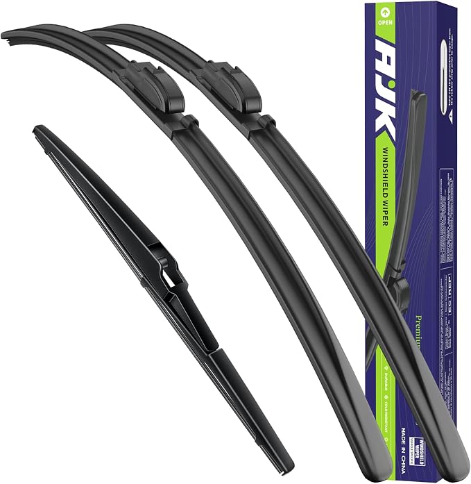 AJK Wiper Blades for Jeep Cherokee 2014 2015 2016 2017 2018 2019 2020 2021 2022 by AJK