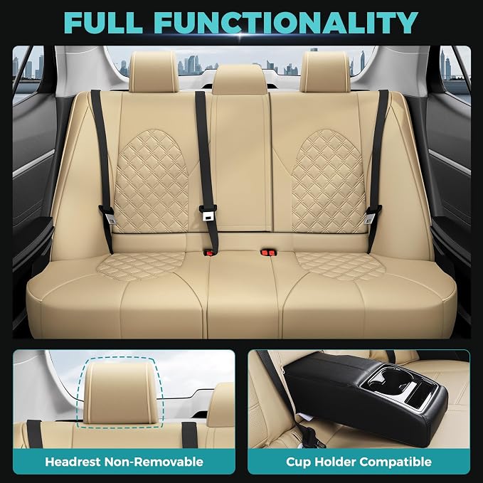 for Toyota Camry Seat Covers LE SE SE Nightshade 2018 2019 2020 2021 2022 2023 - Image 5