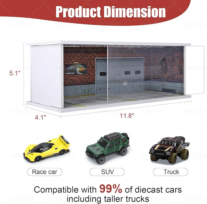 Display Case for Hot Wheels: Stackable Parking Garage for 1/64 Scale Matchbox - Image 6