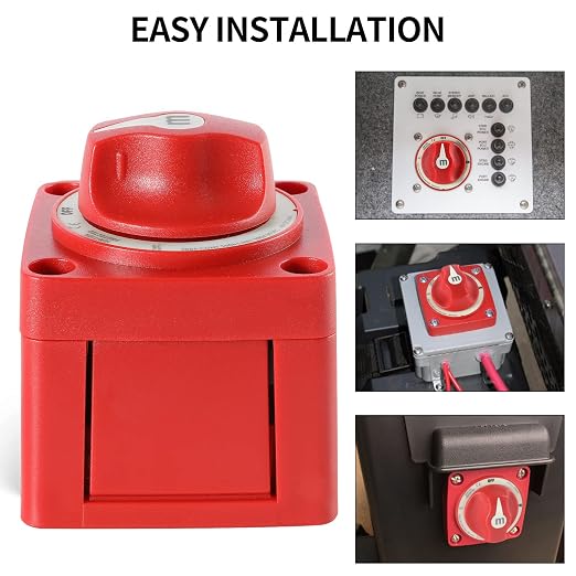 M Series Battery Switch, Huazu 300A Marine Battery Cut Off Switch - Image 4