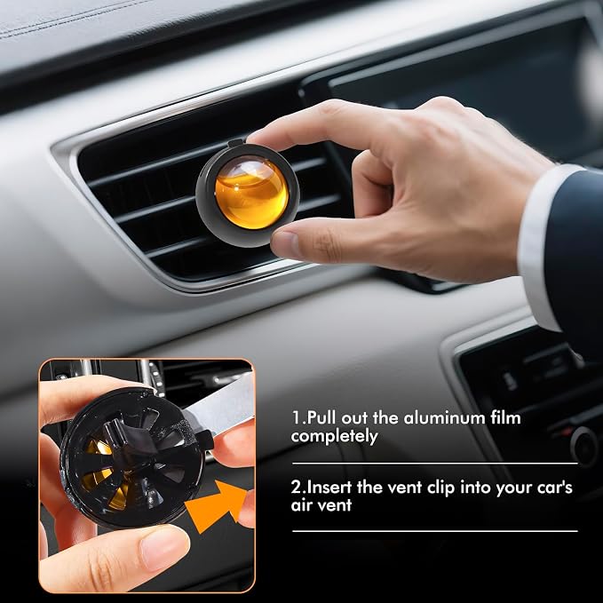 Car Air Freshener Vent Clips, Hawaiian Scent, 6 Pack, Long Lasting Scent Up to - Image 3