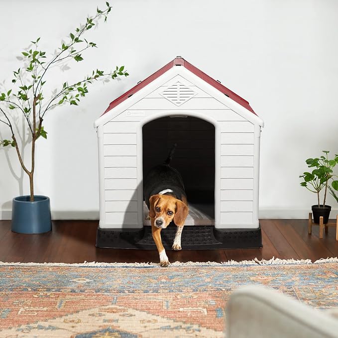 LEMBERI Durable Waterproof Plastic Dog House - Image 2