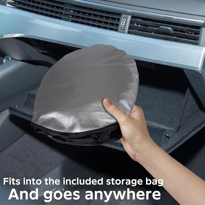 INSAUTO for VW Jetta 2020 Windshield Sun Shade Sunshade 2 Layers Front Window - Image 5