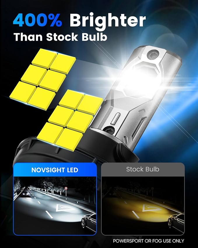 NOVSIGHT 9005 H11 Fog Bulbs - Image 2