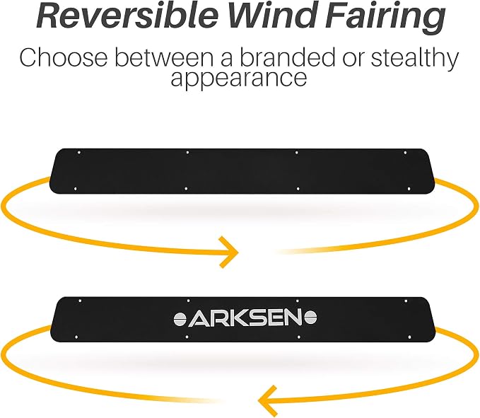 ARKSEN 84 x 50 x 6 Inch Universal Extra Wide 150LB Heavy Duty Roof Rack Cargo - Image 7