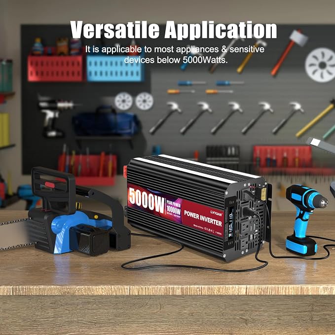 LVYUAN 5000 Watt Power Inverter 12V to 110V 120V - Image 5