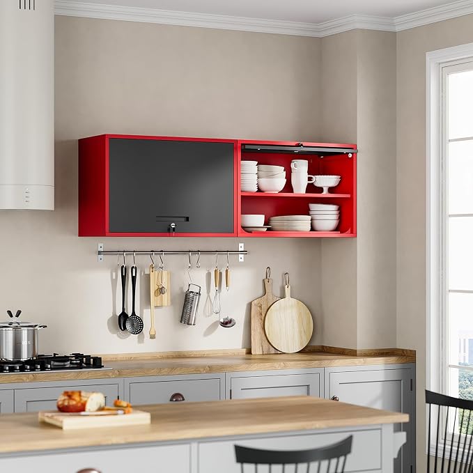 Yizosh Metal Garage Wall Cabinet - Image 7