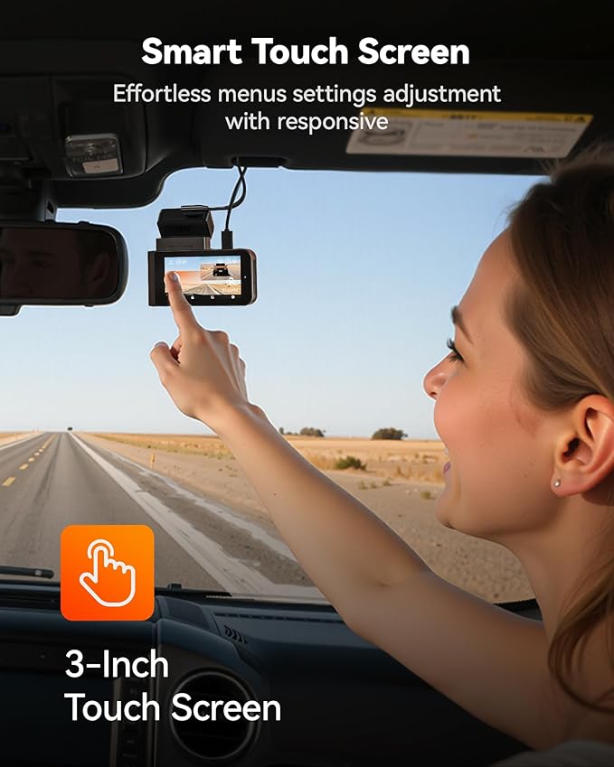 WOLFBOX X3 2.5K 60FPS Dash Cam, STARVIS 2 IMX675 - Image 6