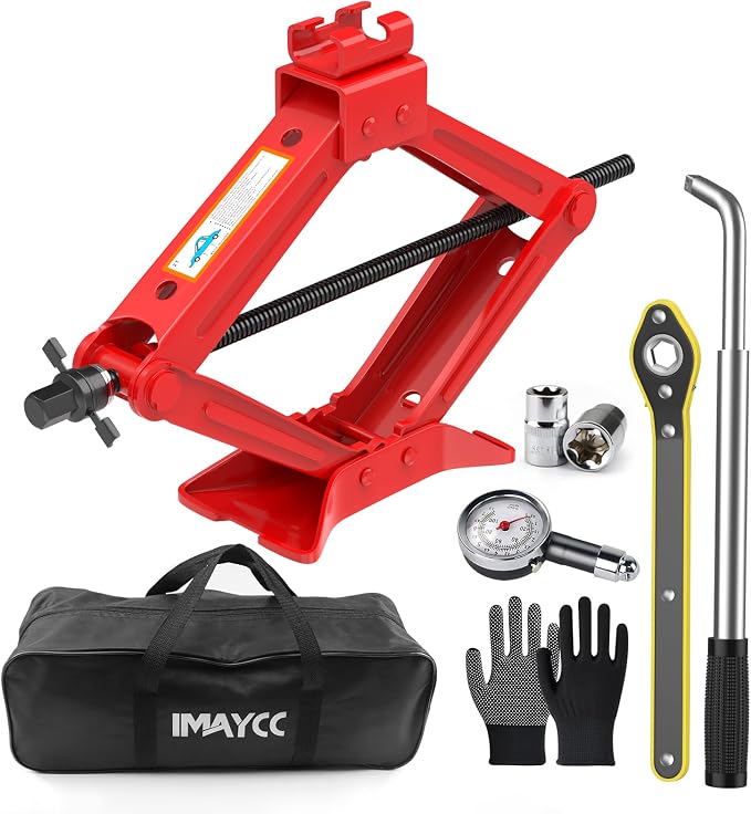 IMAYCC Car Jack Kit Scissor Jack by IMAYCC