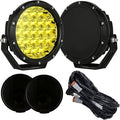 BIGLION.X 7inch Amber Round Off Road Lights Pair 210W 32000LM Super Bright by BIGLIONX