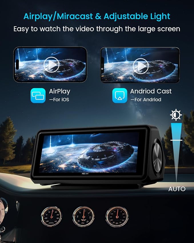 Portable Apple Carplay Screen for Car, Touch Screen - Image 4