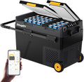 BougeRV 12 Volt Car Refrigerator, CRD2 52 Quart Portable Fridge Freezer by BougeRV