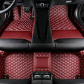 Custom Colors Car Floor Mats Black Pink by Unknown