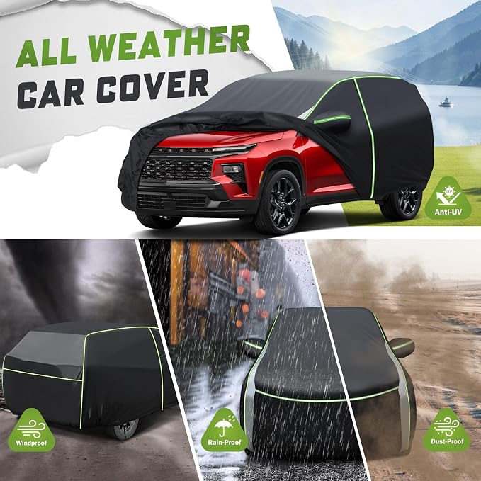 Mixsuper Liner Car Cover for Chevy Traverse 2009-2026, 7 Layers Full Car Cover - Image 4
