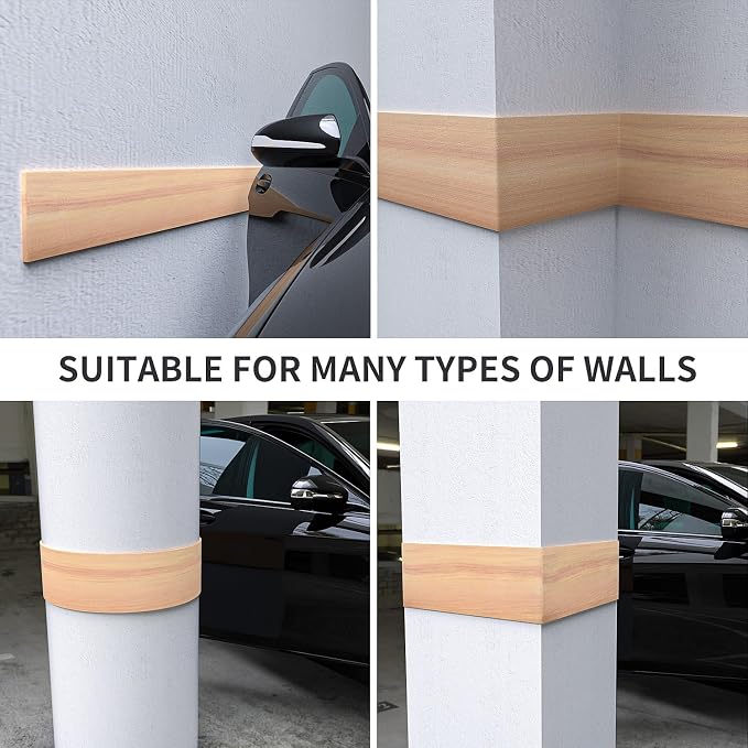 GWP01 Wood Grain Garage Wall Protector Car Door Protectors, Garage Accessories - Image 5
