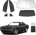 TINGLU Window Shades for Dodge Challenger 2015-2023 Accessories Car Side Full by TINGLU