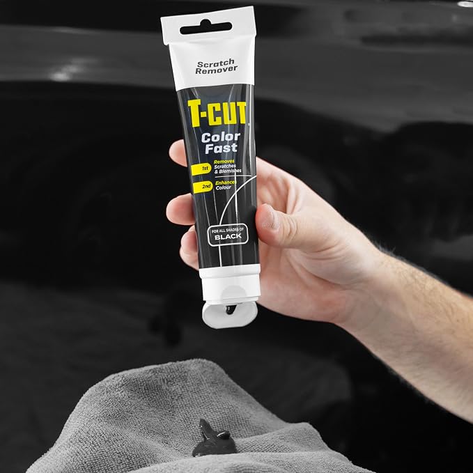 T-Cut Black Scratch Remover, Color Fast Car Wax Polish Color Enhancer, 5.3 Oz - Image 3