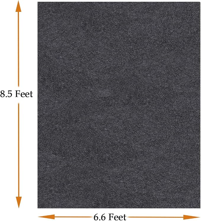 Large Rubber Mat 6.6x8.5 Feet Oil Absorbent Garage Mat - Image 3
