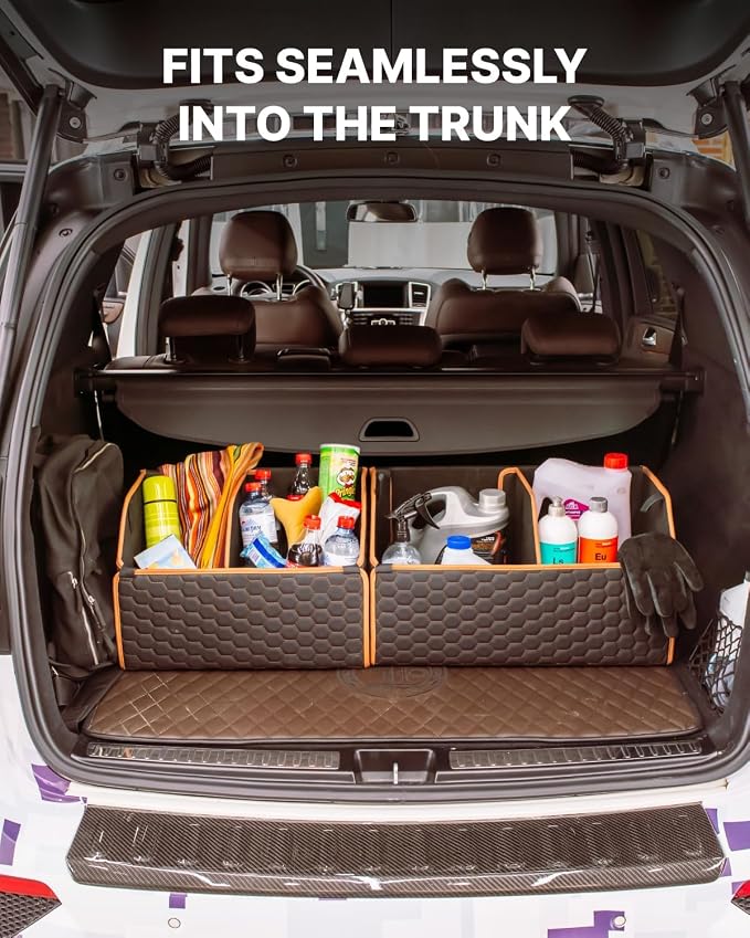 Car Organizers Set SUV Sedan Truck – Foldable Storage Boxes - Image 3